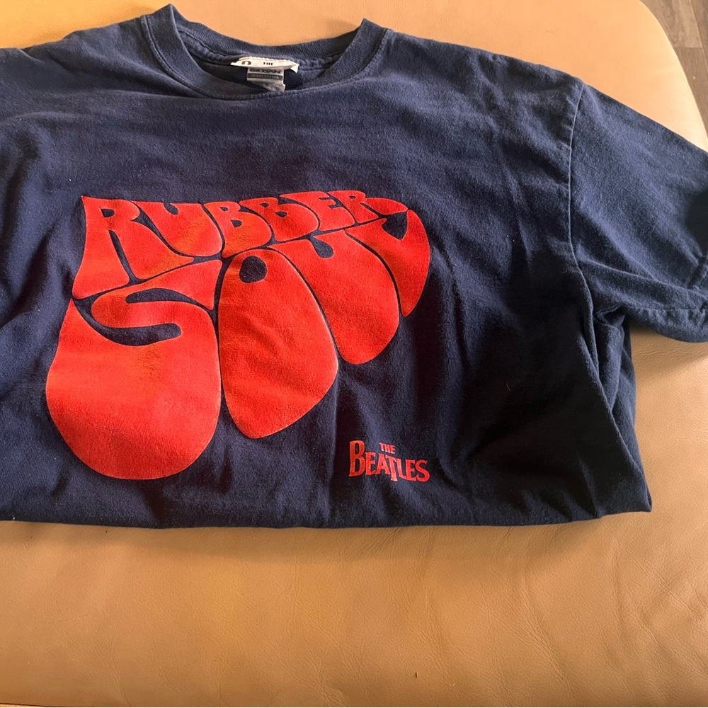 The Beatles Kids Navy T-Shirt with Red Rubber Soul Graphic